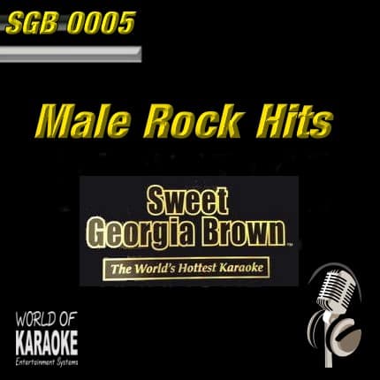 Sweet Georgia Brown - SGB0005 – Male Rock Hits – Karaoke Playbacks - Album-Front-