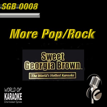 Sweet Georgia Brown - SGB0008 – More Pop und Rock-Hits – Karaoke Playbacks - Album Front
