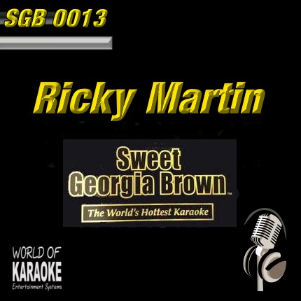 Sweet Georgia Brown - SGB0013 – Ricky Marin – Karaoke Playbacks - Album-Front -