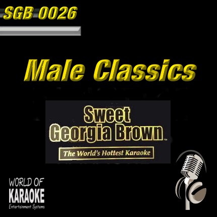 CD-Front-Sweet Georgia Brown - SGB0026 – Male Classics – Karaoke Playbacks