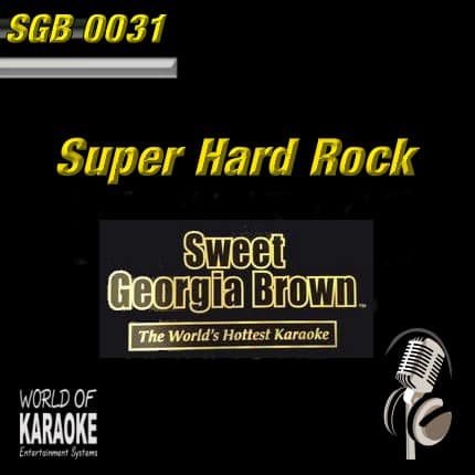 Sweet Georgia Brown - SGB0031 – Hard Rock – Karaoke Playbacks - Ansicht Front