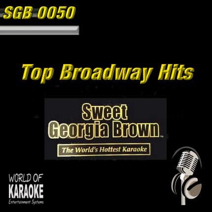 Sweet Georgia Brown - SGB0050 – Broadway Hits– Karaoke Playbacks - CD-Ansicht-