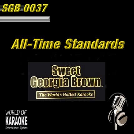 Sweet Georgia - SGB0037 – Standards – Karaoke Playbacks - CD-Front-Cover