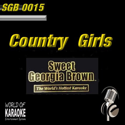 Sweet GeorgiaBrown - SGB0015 – Country Girls – Karaoke Playbacks - CD-Front-