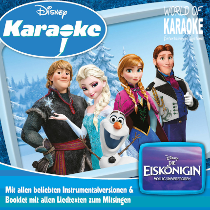 Disney Karaoke Series - Die Eiskönigin - Völlig unverfroren (Frozen) - Playbacks - CD-Front
