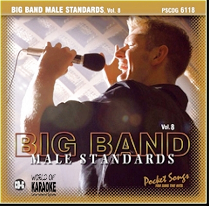 Karaoke Playbacks – Big Band Male Standards Vol. 8 – PSCDG 6118 - CD-Front