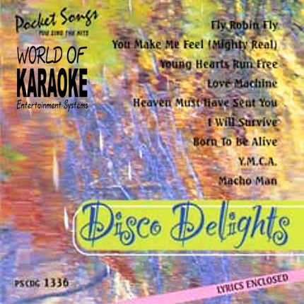 Karaoke Playbacks – PSCD 1336 – DISCO DELIGHTS - CD-Front
