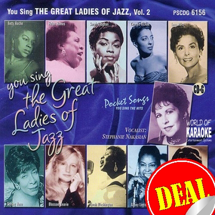 Karaoke Playbacks – PSCD 6156 – Great Ladies of Jazz Vol. 2 - CD-Front
