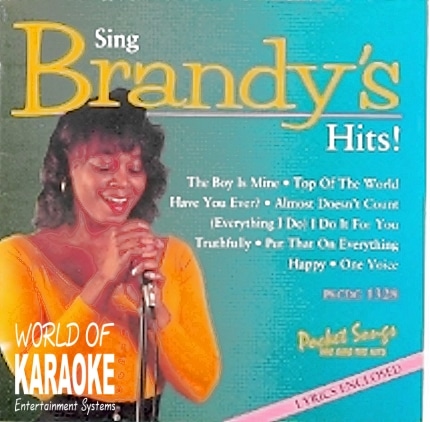 Karaoke Playbacks – PSCDG 1328 – Sing Brandy’s Hits - CD-Front