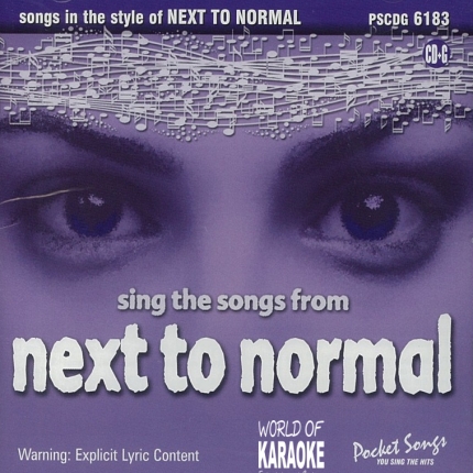 Karaoke Playbacks – PSCDG 6183 – Songs From Next to Normal - Frontbild