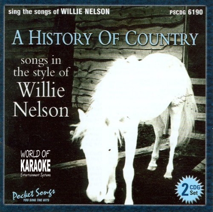 Karaoke Playbacks – PSCDG 6190 – WILLIE NELSON - A HISTORY OF COUNTRY