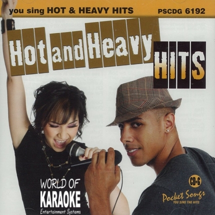 Karaoke Playbacks – PSCDG 6192 – Hot and Heavy Hits - CD-Front