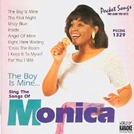 Monica - Boy Is Mine - PSCDG 1329 - Karaoke Playbacks - CD-Front