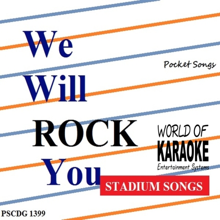 We Will Rock You – PSCDG 1399 – Karaoke Playbacks - CD-Front -