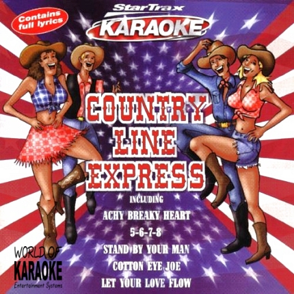 Country Line Express – Karaoke Playbacks - Gebraucht - Front-Bild