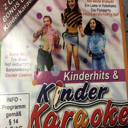 Kinderkaraoke – 2-CD – 1 DVD – Set - Front