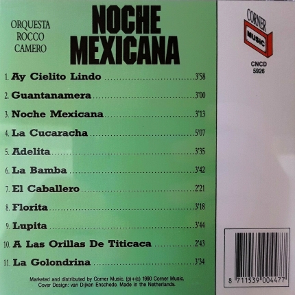 Noche Mexicana – CD – Latinamerica – Gebraucht - Rückseite